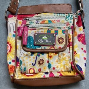 Lily Bloom Green Living Sunshine Crossbody Bag